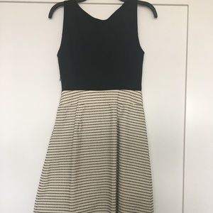 Black and white dress